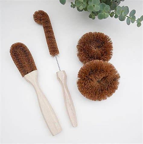 Moso Bamboo Dish Scrubber — Gather & Mill